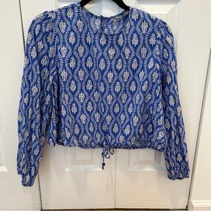 Zara long sleeve blouse